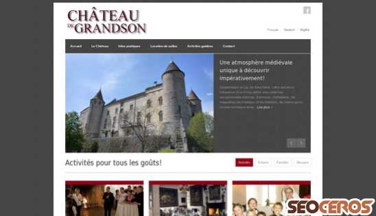 chateau-grandson.ch desktop Vista previa