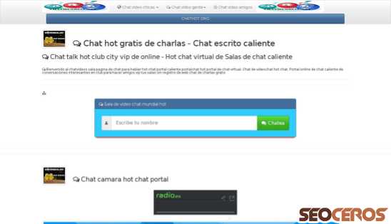 chathot.org desktop előnézeti kép