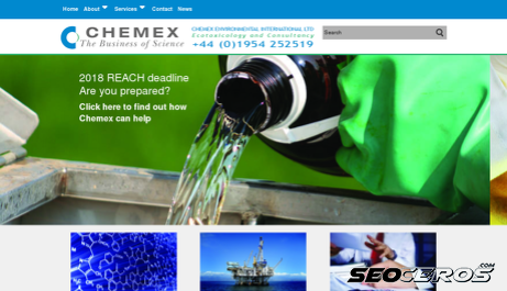 chemex.co.uk desktop preview