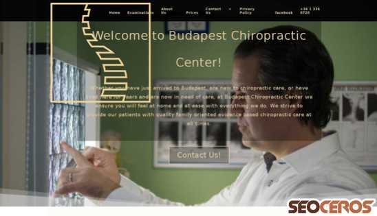 chiropractic.hu desktop prikaz slike