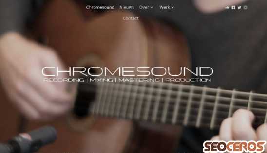 chromesound2.edittor.nl desktop preview