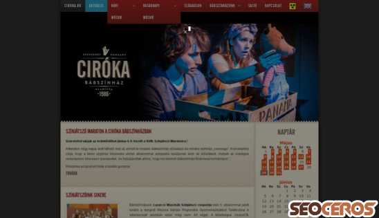 ciroka.hu desktop előnézeti kép