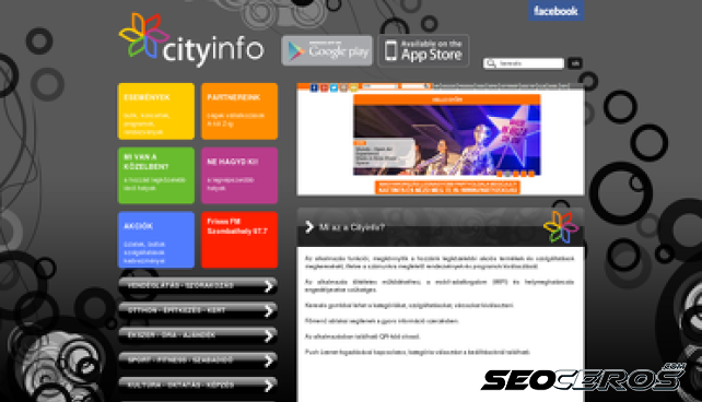 cityinfo.hu desktop Vista previa