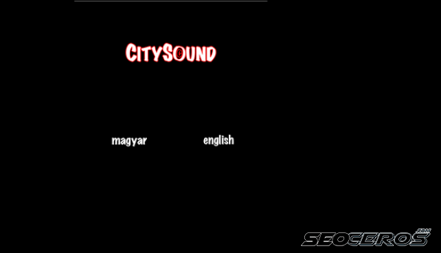 citysound.hu desktop anteprima