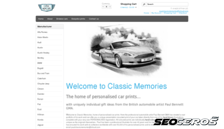 classicmemories.co.uk desktop Vista previa
