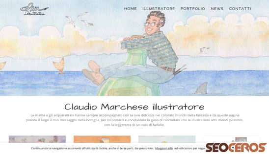 claudiomarchese.it desktop förhandsvisning