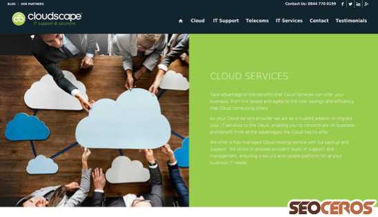 cloudscapeit.co.uk/cloud-service-london desktop náhled obrázku