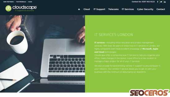 cloudscapeit.co.uk/it-services-london desktop előnézeti kép