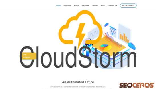 cloudstorm.io desktop náhled obrázku