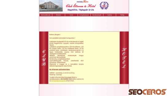 club-hotel.hu desktop náhled obrázku