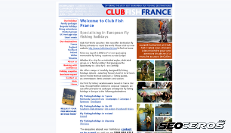 clubfishfrance.co.uk desktop preview