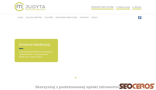 cmjudyta.pl desktop előnézeti kép