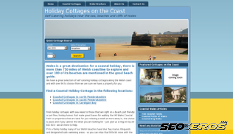 coastalwales.co.uk desktop náhled obrázku