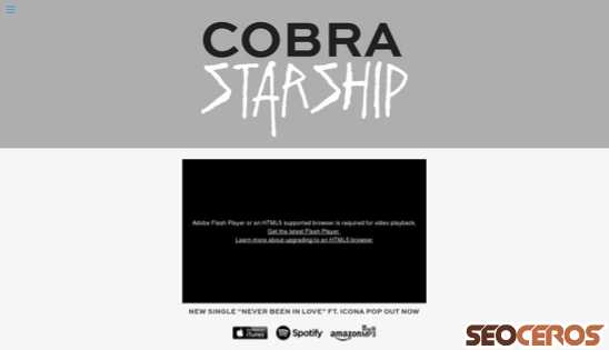cobrastarship.com desktop preview