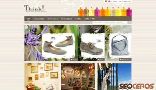 thinkshoes.com desktop Vorschau