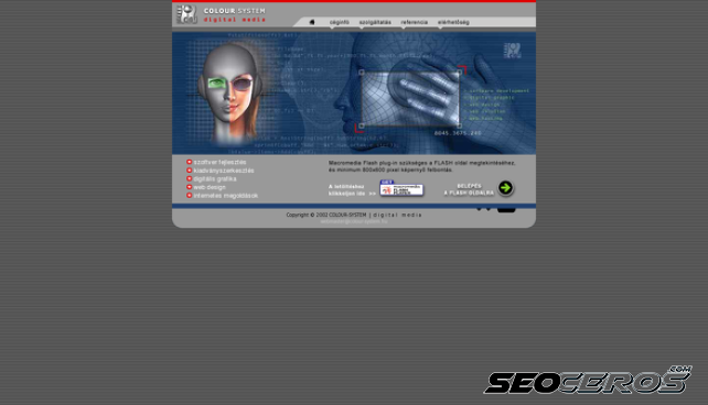 colour-system.hu desktop előnézeti kép