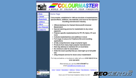 colourmaster.co.uk desktop náhled obrázku