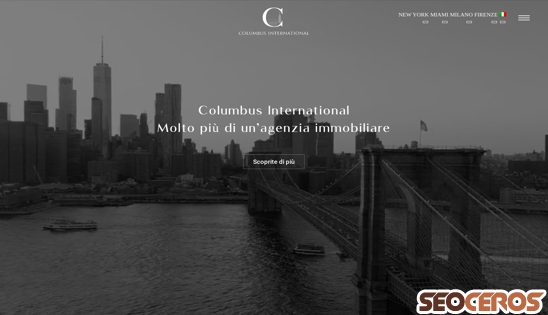 columbusintl.com desktop náhľad obrázku