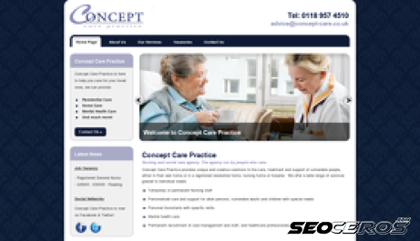 concept-care.co.uk desktop náhled obrázku