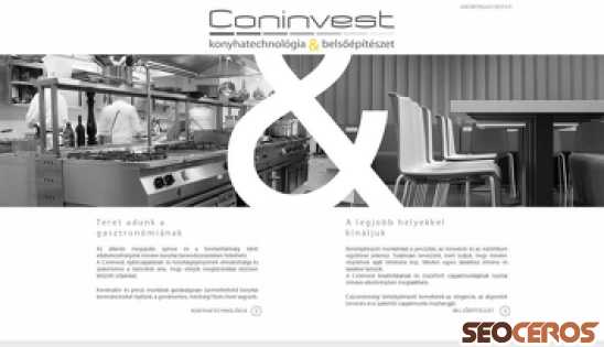 coninvest.hu desktop náhľad obrázku