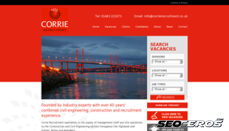 corriegroup.co.uk desktop preview