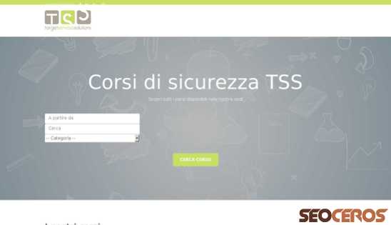 corsisicurezza.targetsolution.it desktop förhandsvisning