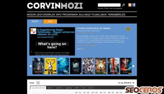 corvinmozi.hu desktop preview