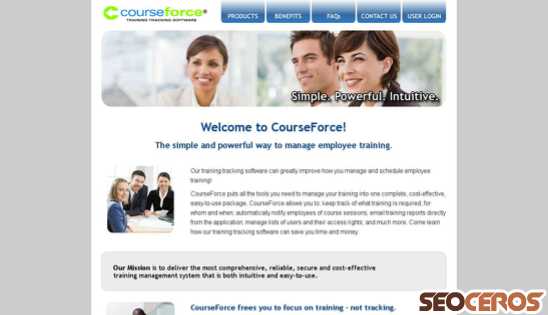 courseforce.com desktop 미리보기