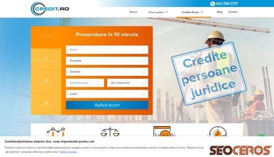 credit.ro/credit-persoane-juridice desktop előnézeti kép