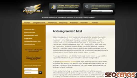 credithill.hu/adossagrendezo-hitel desktop előnézeti kép