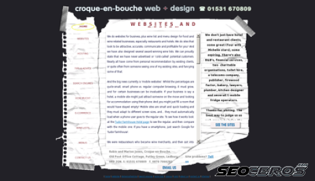croque.co.uk desktop náhľad obrázku