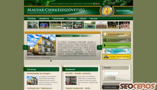 cserkesz.hu desktop előnézeti kép