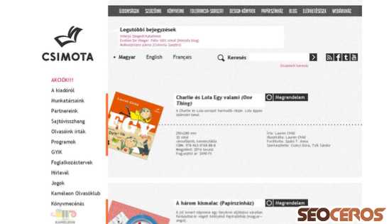 csimota.hu desktop náhľad obrázku