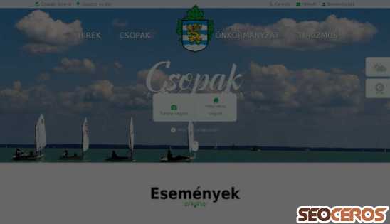 csopak.hu desktop előnézeti kép