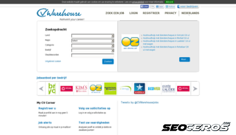 cvwarehouse.co.uk desktop obraz podglądowy