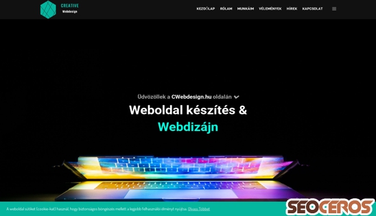 cwebdesign.hu desktop előnézeti kép