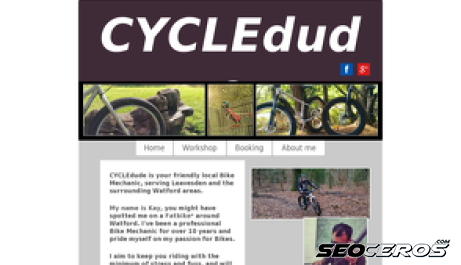 cycledude.co.uk desktop previzualizare