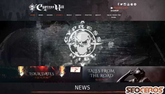 cypresshill.com desktop preview