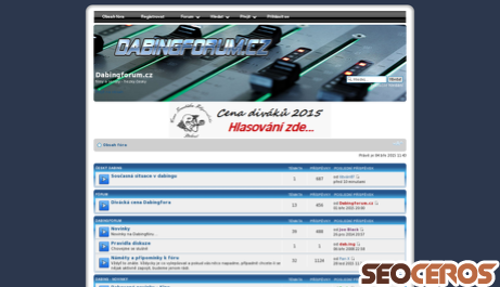 dabingforum.cz desktop Vista previa