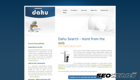 dahu.co.uk desktop förhandsvisning