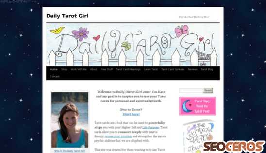daily-tarot-girl.com desktop prikaz slike