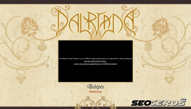 dalriada.hu desktop preview