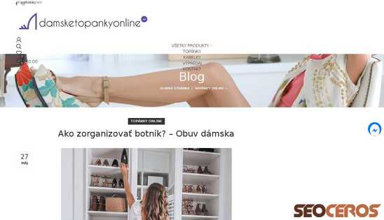 damsketopankyonline.sk/ako-zorganizovat-botnik-obuv-damska desktop náhľad obrázku
