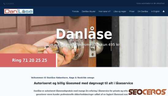 danlaase.dk desktop előnézeti kép