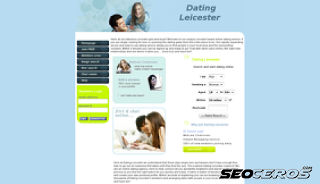 datingleicester.co.uk desktop preview
