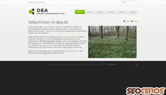 dea.dk desktop Vorschau