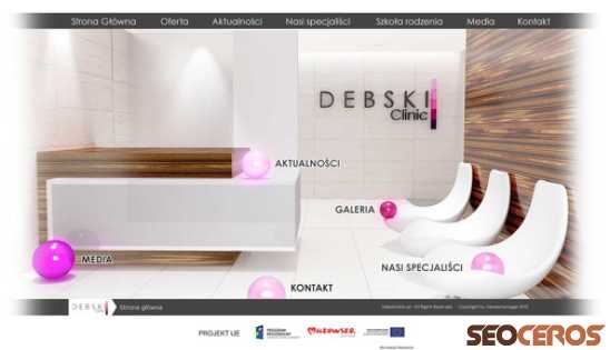 debskiclinic.pl desktop előnézeti kép