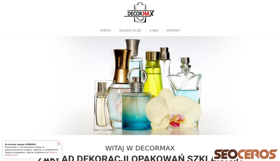 decormax.pl desktop előnézeti kép