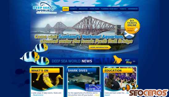 deepseaworld.com desktop előnézeti kép