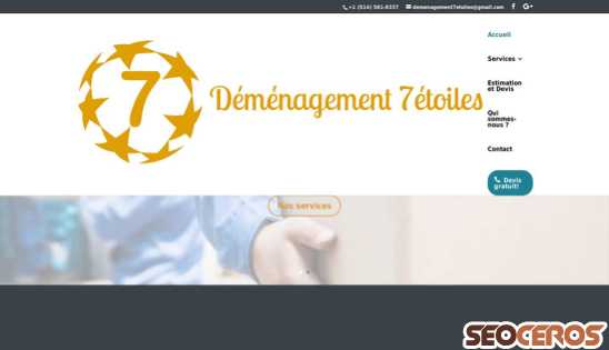 demenagement7etoiles.com desktop náhled obrázku